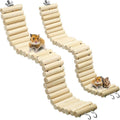 Colorful Wooden Hamster Climbing Ladder Toy